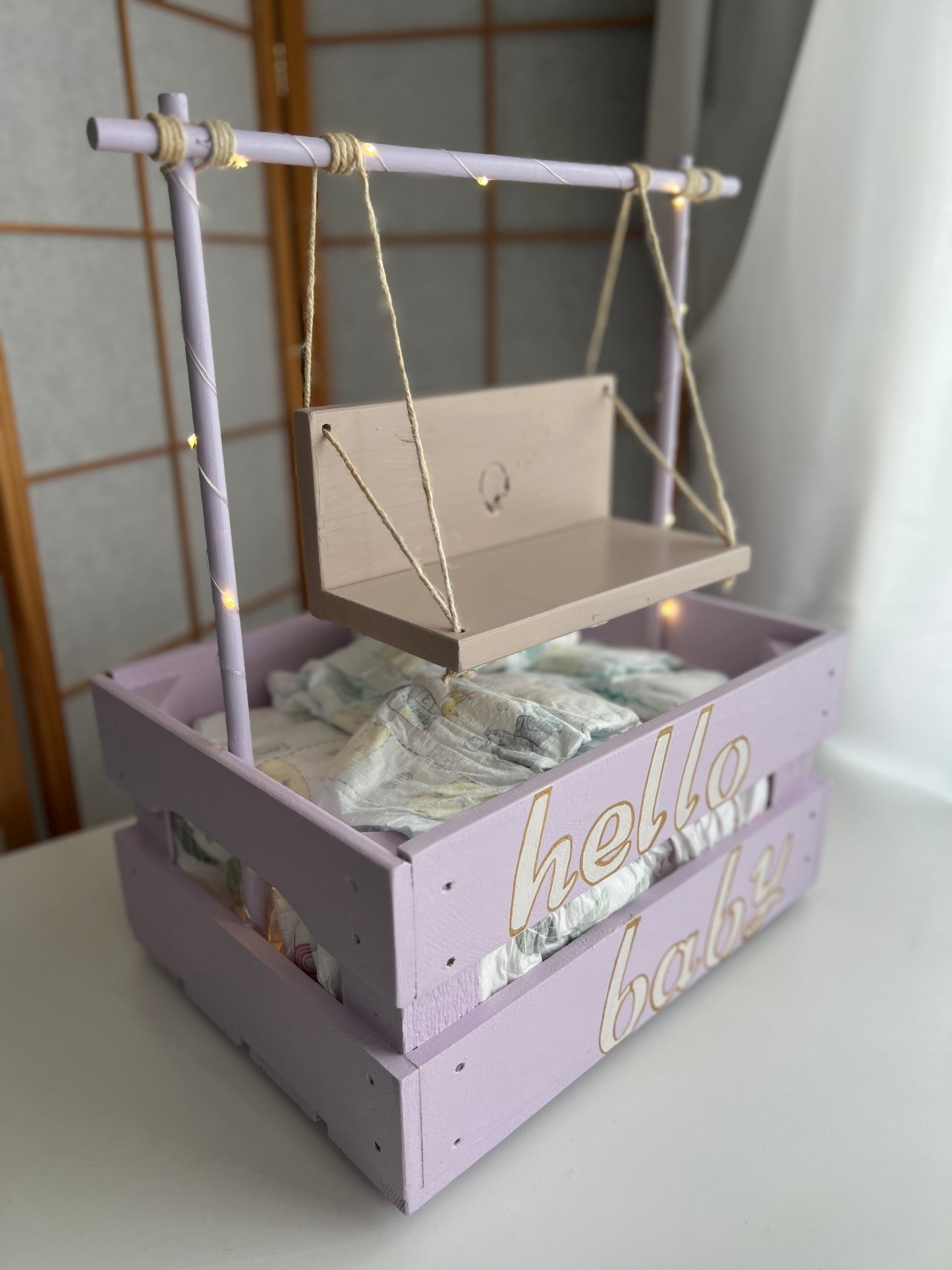 Geschenkidee zur Babyparty, die Windeltorte mal anders