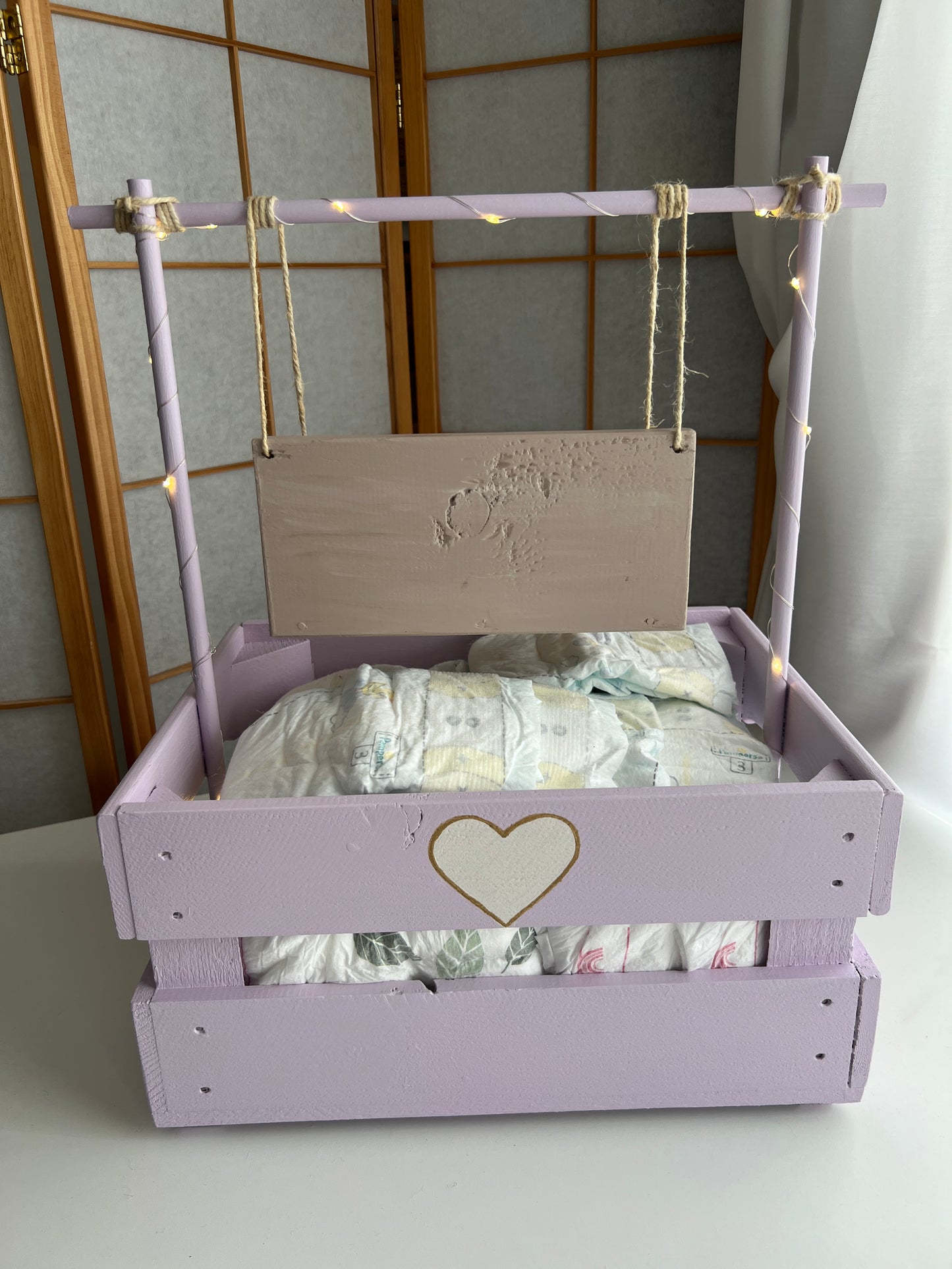 Geschenkidee zur Babyparty, die Windeltorte mal anders